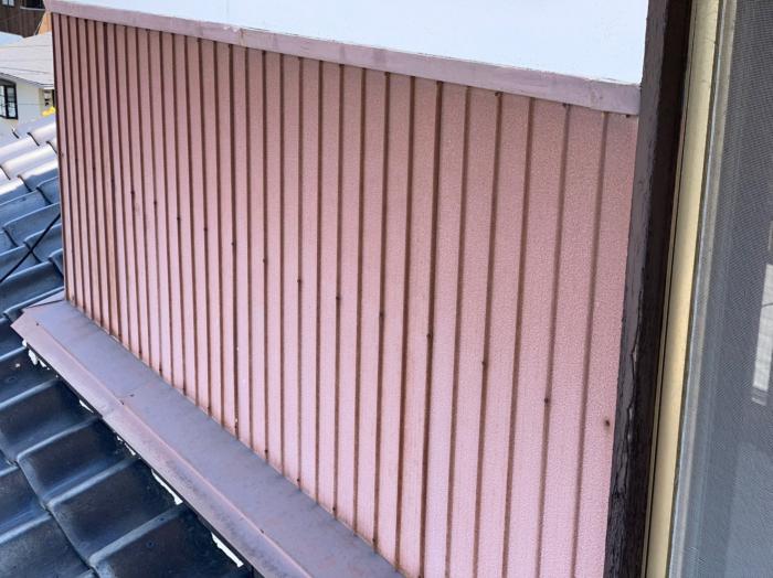 下松市で白サビの発生したトタン外壁の現地調査を行いました ガイソー周南店 住まいの外装リフォーム専門店