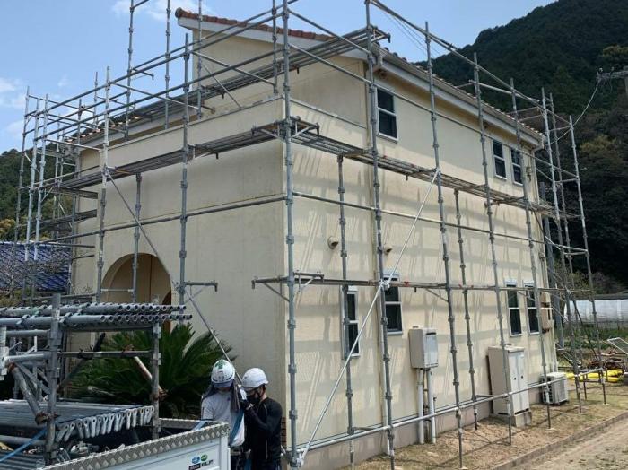 外壁 塗装 なし 足場