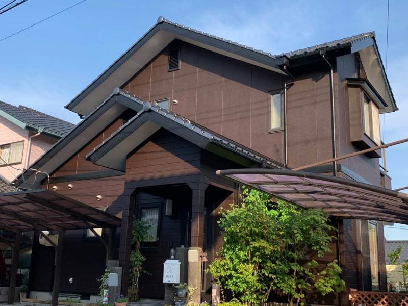 外壁塗装、谷樋交換工事